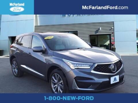 2020 Acura RDX for sale at MC FARLAND FORD in Exeter NH