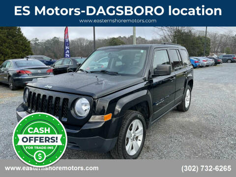 2014 Jeep Patriot for sale at ES Motors-DAGSBORO location in Dagsboro DE