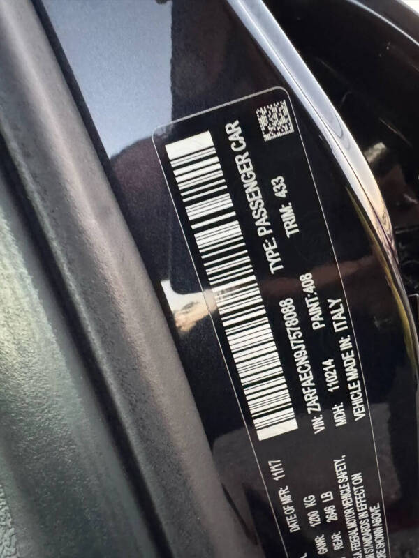 2018 Alfa Romeo Giulia Ti Lusso