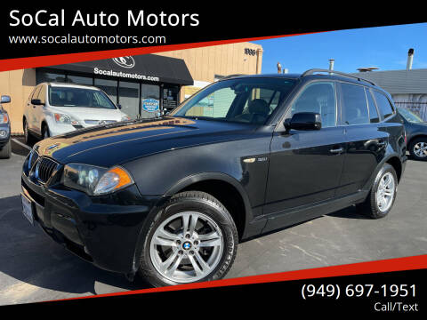 2006 BMW X3 for sale at SoCal Auto Motors in Costa Mesa CA