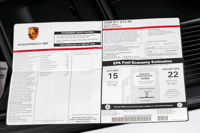 2008 Porsche 911 GT3 RS