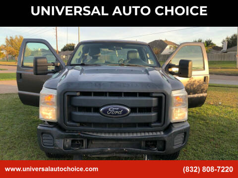 2012 Ford F-250 Super Duty for sale at UNIVERSAL AUTO CHOICE in Houston TX