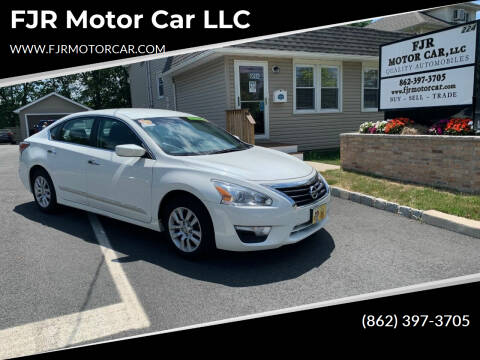 2014 Nissan Altima for sale at FJR Motor Car LLC in Mine Hill NJ