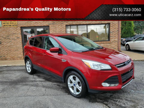 2015 Ford Escape for sale at Papandrea's Quality Motors in Utica NY