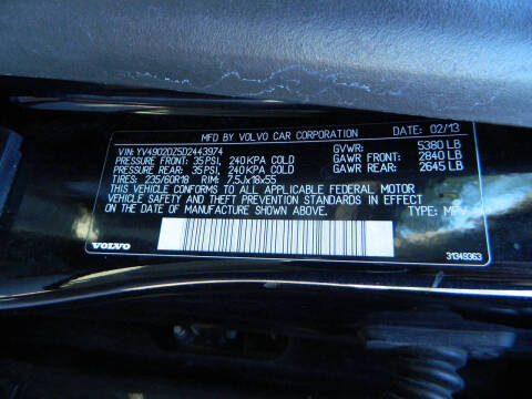 2013 Volvo XC60 T6 Platinum