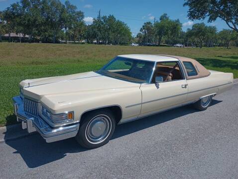 1976 Cadillac Coupe Deville D'eleg for sale at Premier Motorcars in Bonita Springs FL