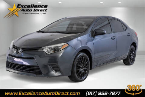 2015 Toyota Corolla for sale at Excellence Auto Direct in Euless TX