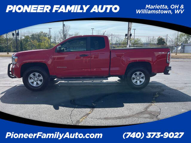 Used 2016 GMC Canyon Base with VIN 1GTH6BE32G1311031 for sale in Williamstown, WV