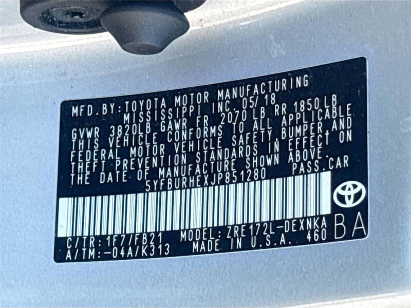 2018 Toyota Corolla LE