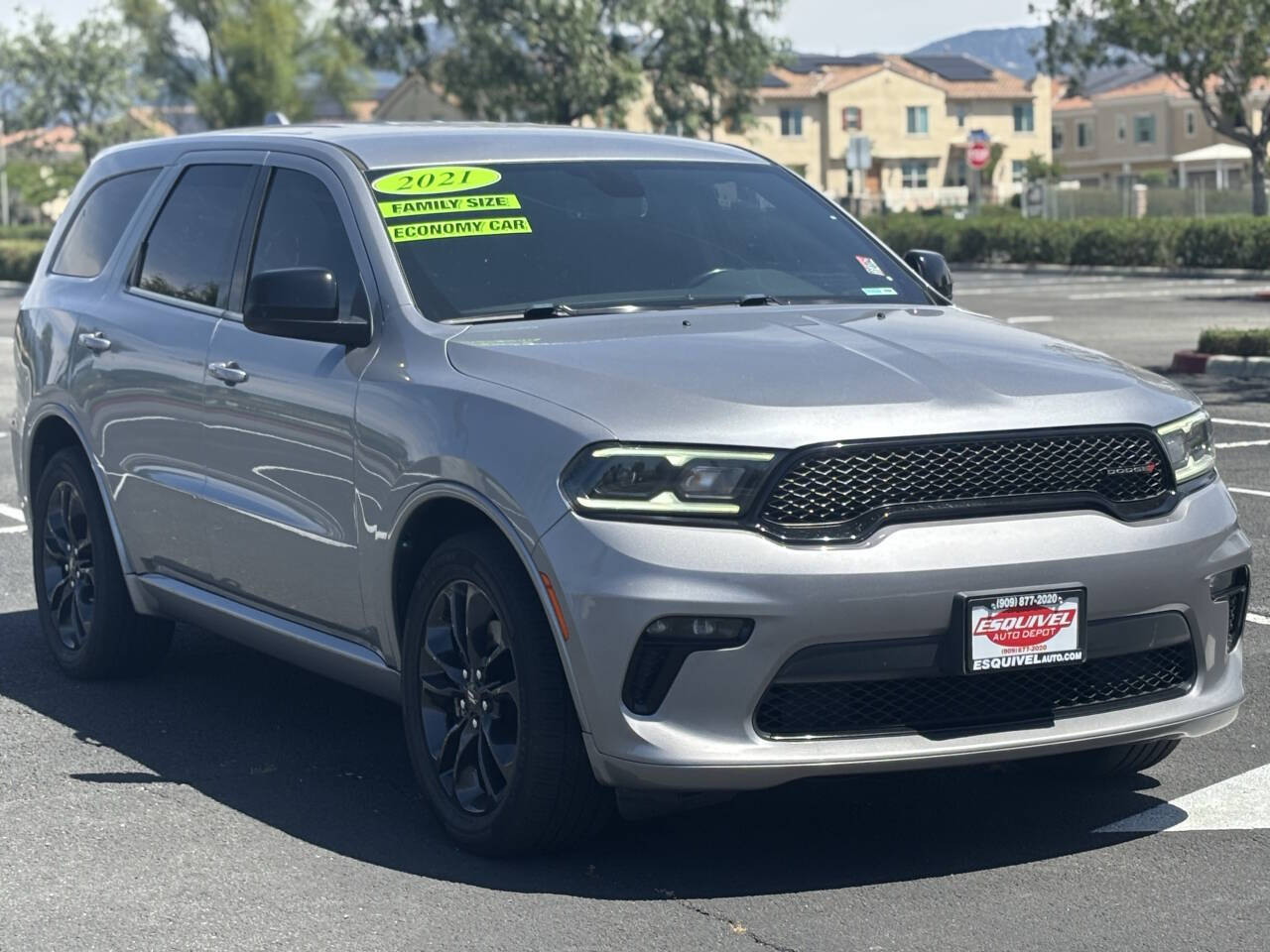 Silver 2021 Dodge Durango SXT Plus SXT Plus 4dr SUV 1