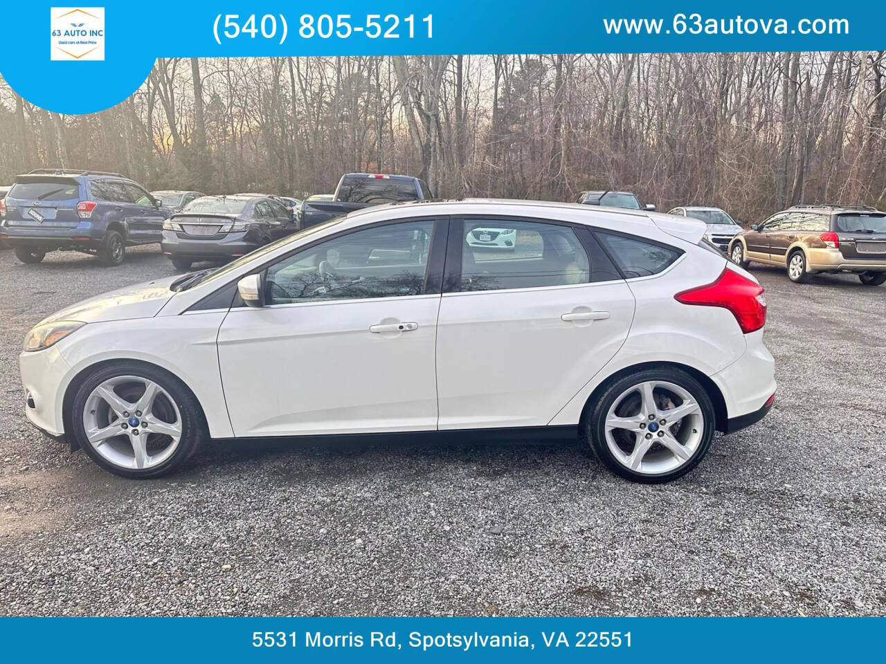 2012 Ford Focus for sale at 63 Auto Inc in Spotsylvania, VA