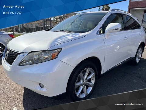 2010 Lexus RX 350 for sale at Ameer Autos in San Diego CA