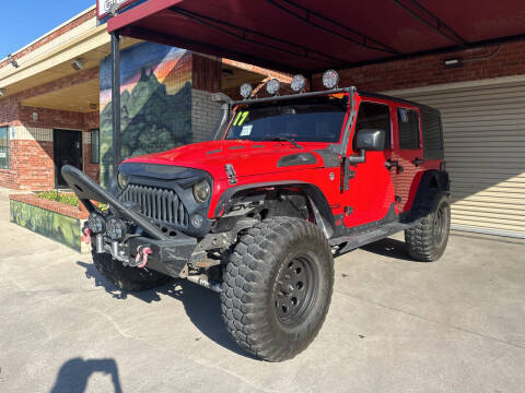 2017 Jeep Wrangler Unlimited for sale at Delgado Auto Sales LLC in Grand Prairie TX