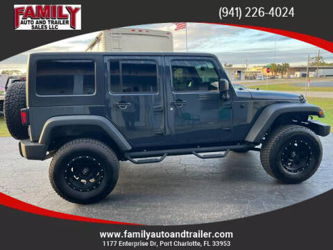 Jeep Wrangler Unlimited For Sale in Port Charlotte, FL - Family Auto and Trailer Sales LLC Jeep Wrangler Unlimited For Sale in Port Charlotte, FL - Family Auto and Trailer Sales LLC