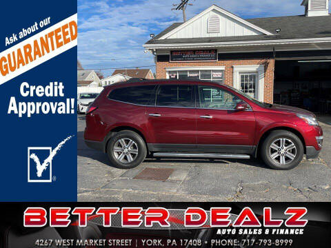 2017 Chevrolet Traverse for sale at Better Dealz Auto Sales & Finance in York PA