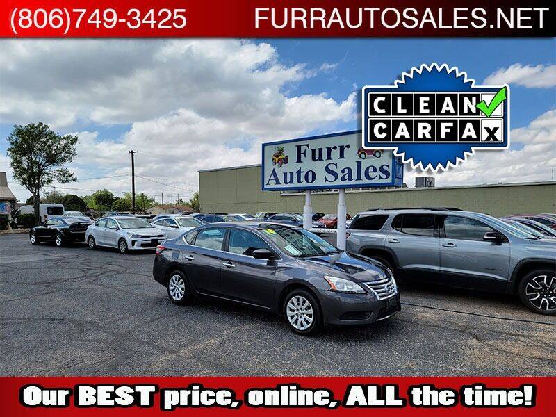 2014 Nissan Sentra for sale at FURR AUTO SALES in Lubbock TX