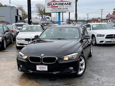 2014 BMW 3 Series for sale at Supreme Auto Sales in Chesapeake VA