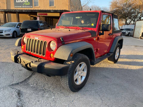 2011 Jeep Wrangler for sale at LUCKOR AUTO in San Antonio TX