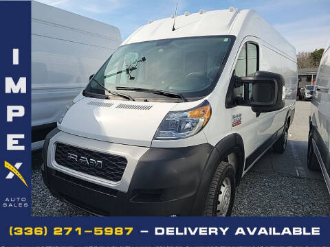 2021 RAM ProMaster for sale at Impex Auto Sales in Greensboro NC