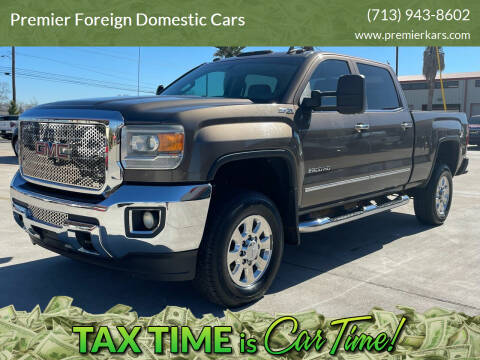 2015 GMC Sierra 2500HD for sale at Premier Foreign Domestic Cars in Houston TX