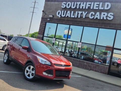 2014 Ford Escape for sale at SOUTHFIELD QUALITY CARS in Detroit MI