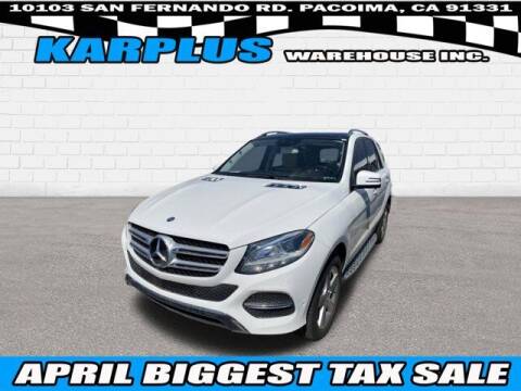 2016 Mercedes-Benz GLE for sale at Karplus Warehouse in Pacoima CA