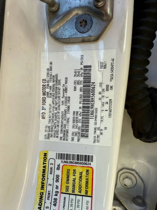 2017 Lincoln Continental Reserve