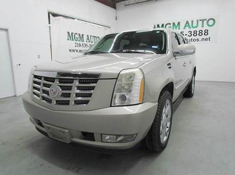 2009 Cadillac Escalade ESV for sale at MGM Auto in San Antonio, TX