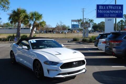 2020 Ford Mustang for sale at BlueWater MotorSports in Wilmington NC