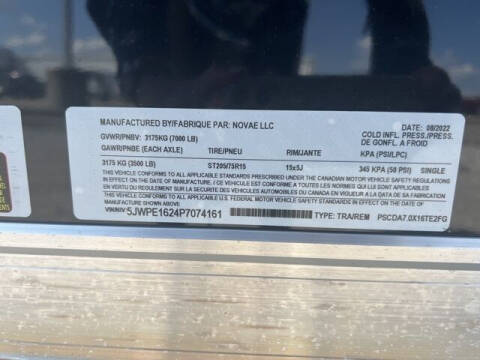 2023 Pace American CARGO FLAT