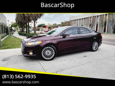 2013 Ford Fusion for sale at BascarShop in Tampa FL