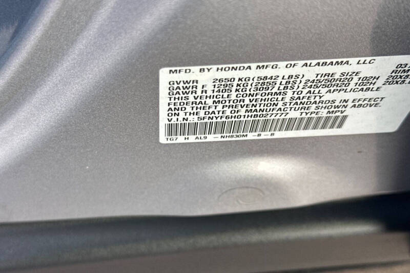 2017 Honda Pilot Elite