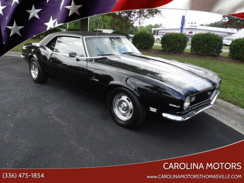 1968 Chevrolet Camaro for sale at Carolina Motors in Thomasville NC