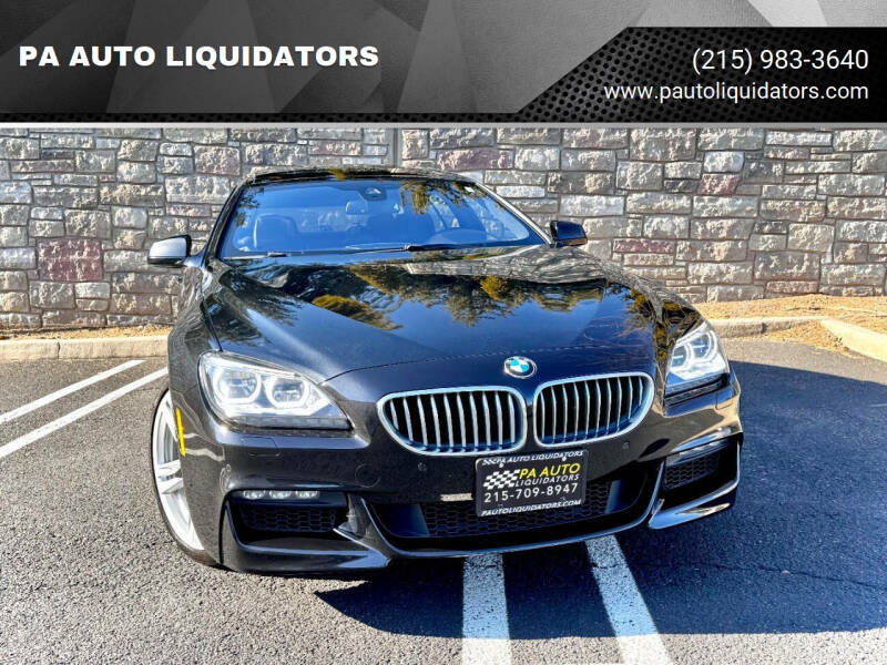 2014 BMW 6 Series for sale at PA AUTO LIQUIDATORS in Huntingdon Valley PA