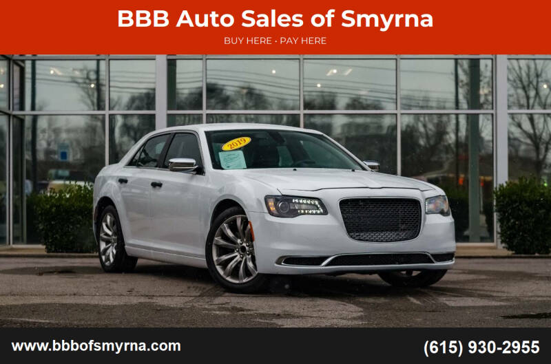 2019 Chrysler 300 for sale at BBB Auto Sales of Smyrna in Smyrna TN