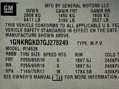 2016 Chevrolet Traverse LT
