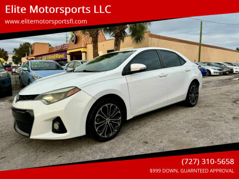 2014 Toyota Corolla for sale at Elite Motorsports LLC in Saint Petersburg FL