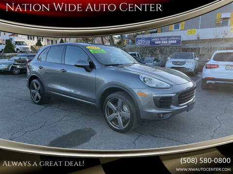 2016 Porsche Cayenne for sale at Nation Wide Auto Center in Brockton MA