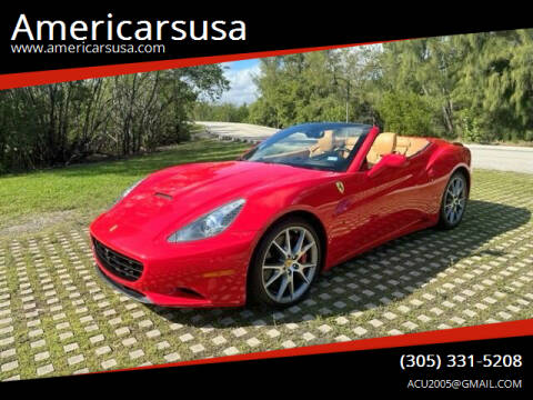 2009 Ferrari California for sale at Americarsusa in Hollywood FL