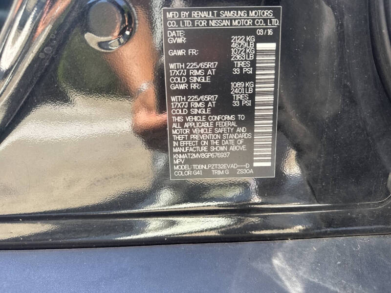 2016 Nissan Rogue SV