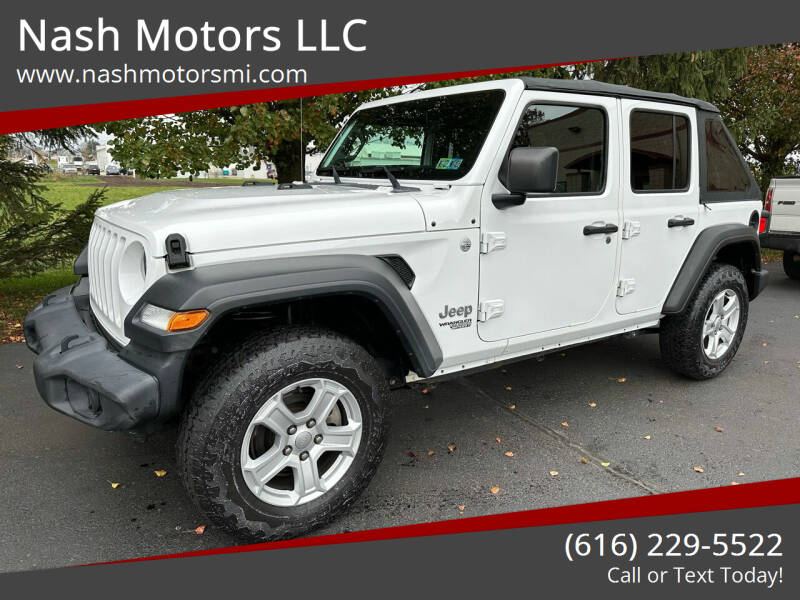 2018 Jeep Wrangler Unlimited for sale at Nash Motors LLC in Hudsonville MI