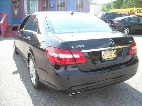 2013 Mercedes-Benz E-Class E 350 Luxury 4MATIC