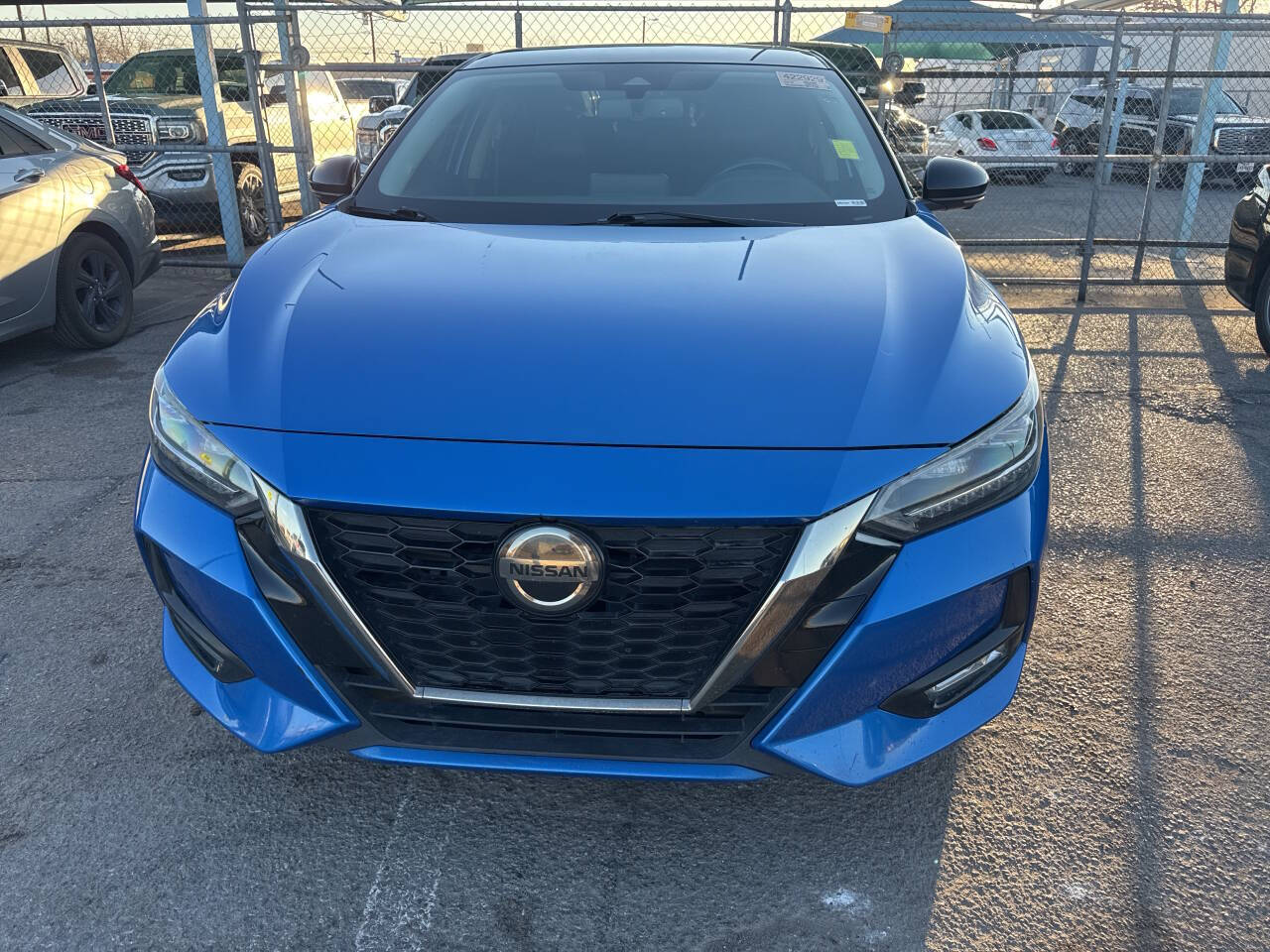 Lt. Blue 2021 Nissan Sentra SR SR 4dr Sedan 1