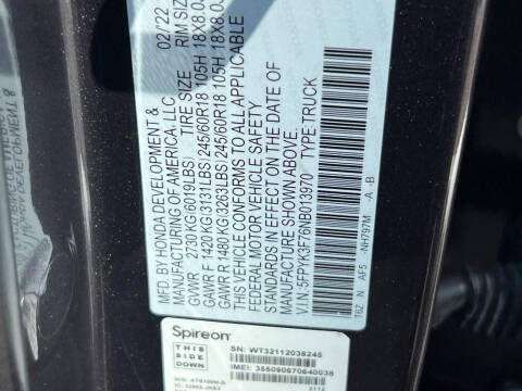 2022 Honda Ridgeline RTL-E