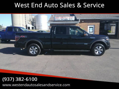 2013 Ford F-150 for sale at West End Auto Sales & Service in Wilmington OH