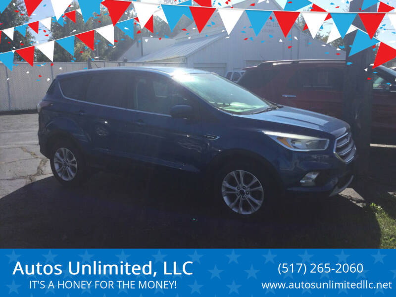 2017 Ford Escape for sale at Autos Unlimited, LLC in Adrian MI