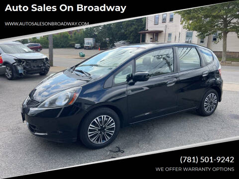 2013 Honda Fit for sale at Auto Sales on Broadway in Norwood MA