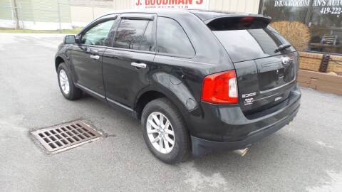 2013 Ford Edge for sale at Goodman Auto Sales in Lima OH