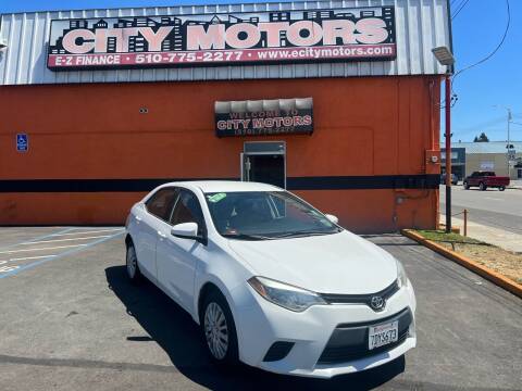 2014 Toyota Corolla for sale at City Motors in Hayward CA