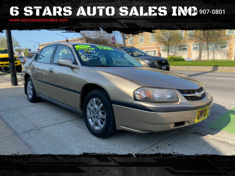 2005 Chevrolet Impala for sale at 6 STARS AUTO SALES INC in Chicago IL